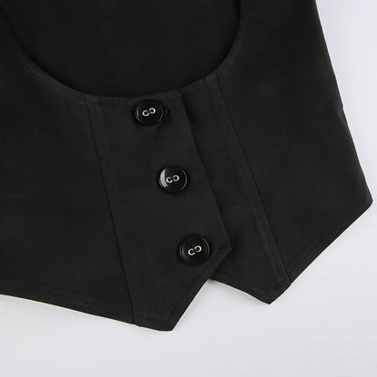 Fitted Button Up Vest