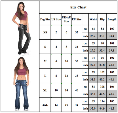 KittenAlarm - Skinny Flared Jeans Women's Fashion Denim  Pants Bootcut Bell Bottoms Stretch Trousers Women Jeans Woman Jeans Low Rise Jeans