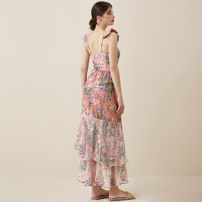 Pastel Tide Ruffle Set - Pink