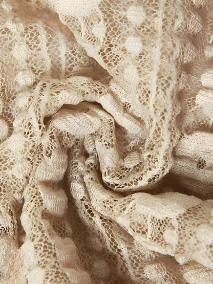 Lace Asymmetric Patchwork Top