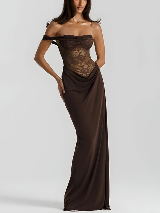 Lace Bodice Maxi Dress