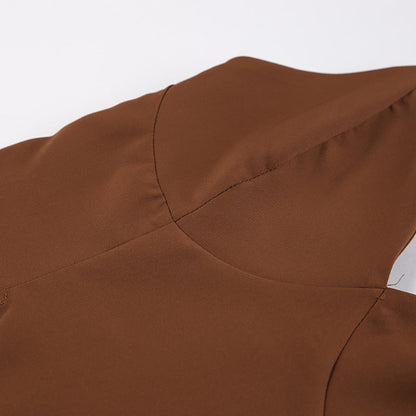 Freya Co-Ord Set - Brown