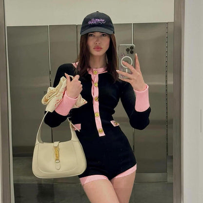 Sylvia Romper - Black