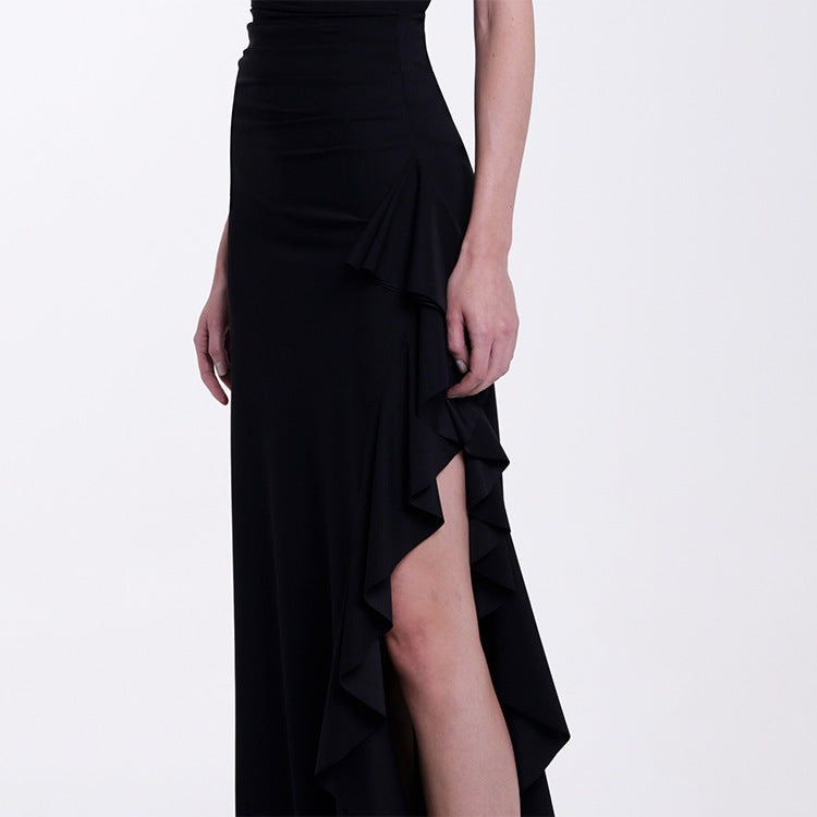 Eclipse Swimsuit Wrap Skirt - Black