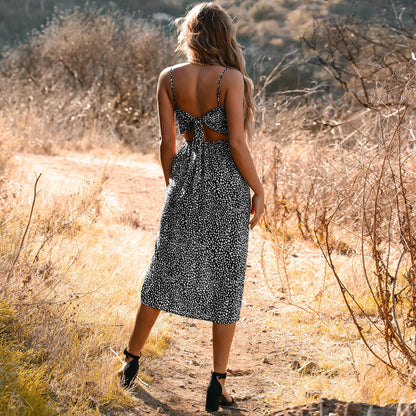 Davis Leopard Lace Slip Maxi Dress - FINAL SALE