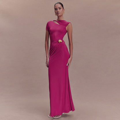 Gentry Maxi Dress - Rose Red