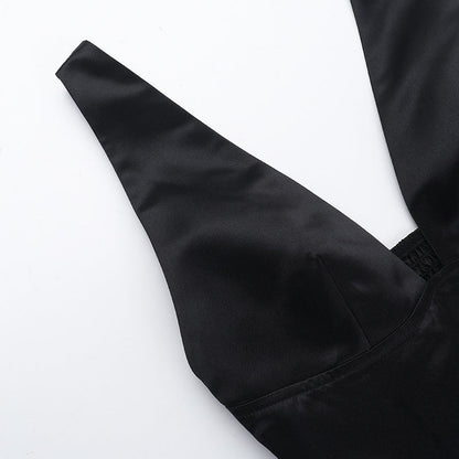 Snowdrop Mini Dress - Black