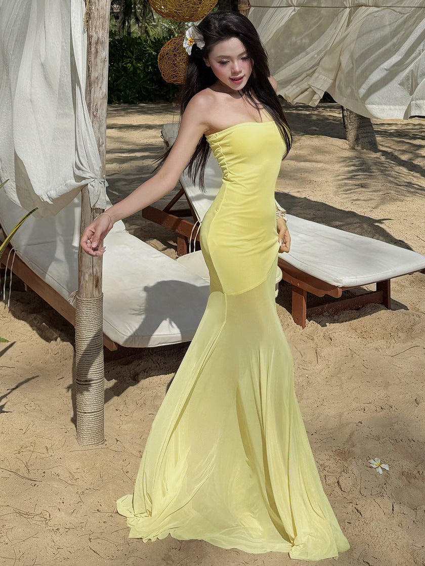 Vivaya Maxi Dress - Yellow