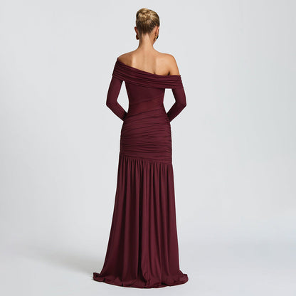 Zidane Maxi Dress - Maroon