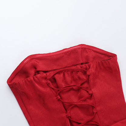 Tess Maxi Dress - Red