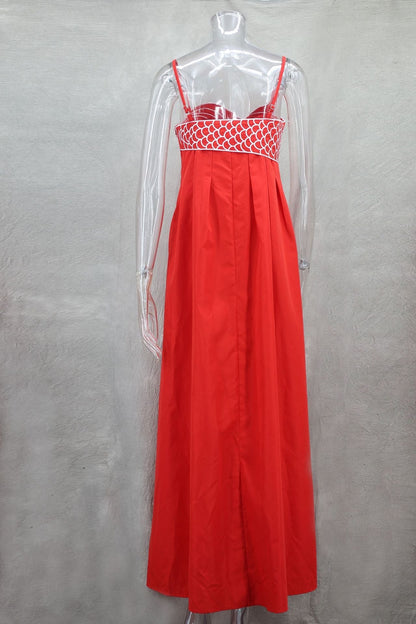 Valentina Maxi Dress - Red