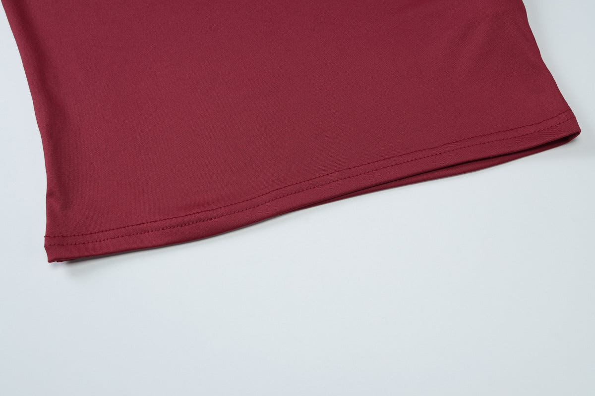 Vermilion Top - Maroon