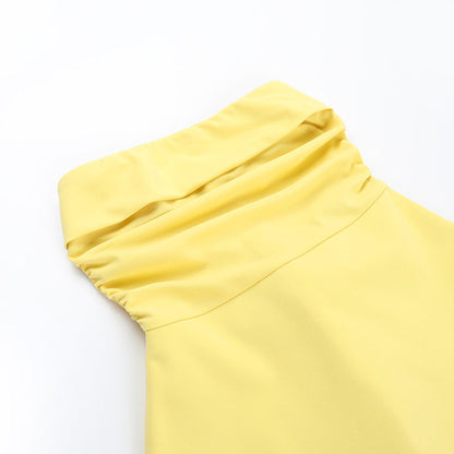 Tansy Mini Dress - Yellow