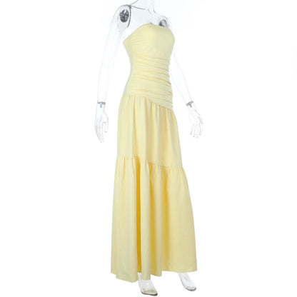 Conklin Maxi Dress - Yellow
