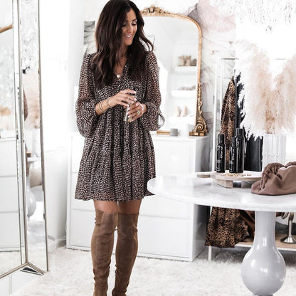 Genevieve Floral Babydoll Dress