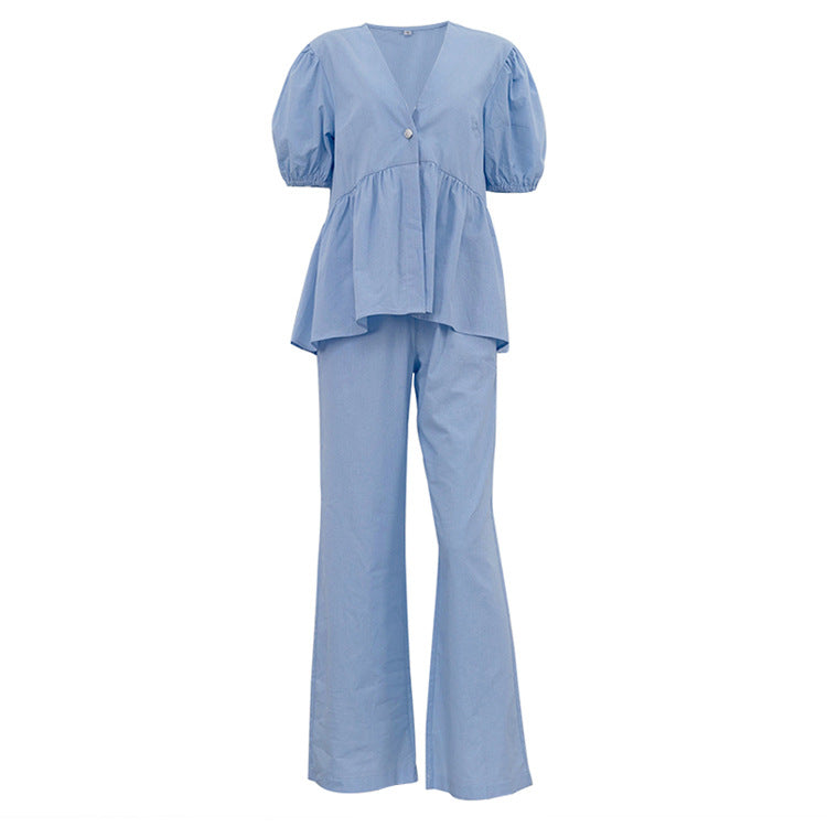 Marinda Co-ord Set - Blue