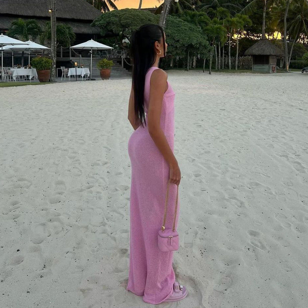 Wanderer Maxi Dress - Pink