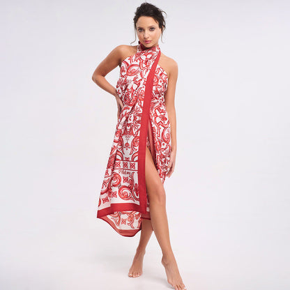 Seaside Rouge Swimsuit Set - Red