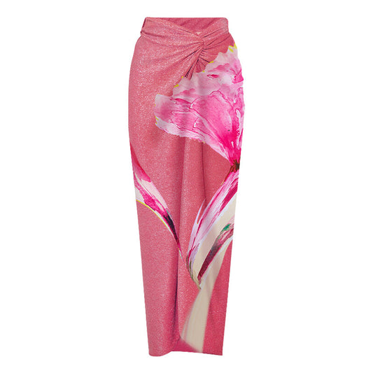 Blossom Wrap Skirt - Pink