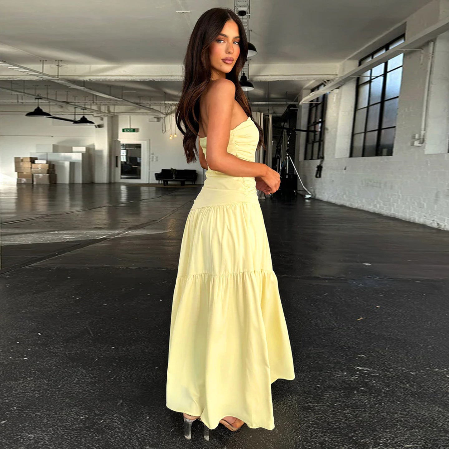Conklin Maxi Dress - Yellow