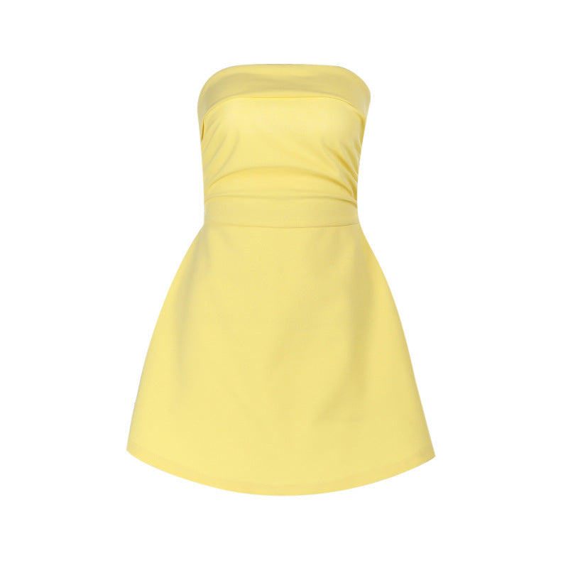 Tansy Mini Dress - Yellow