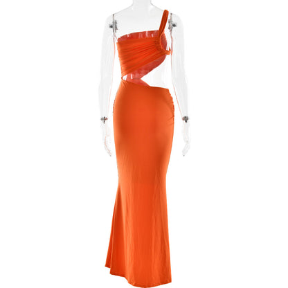 Pathy Maxi Dress - Orange