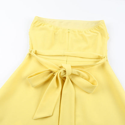 Tansy Mini Dress - Yellow