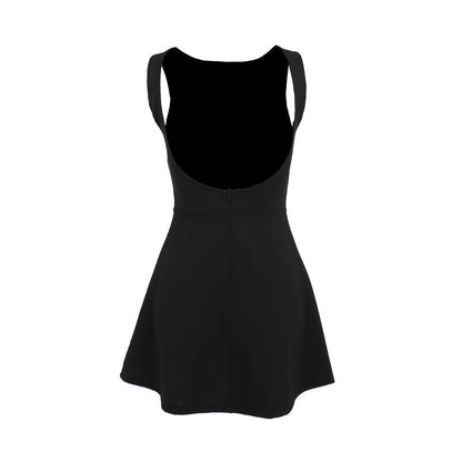 Bodrum Mini Dress - Black
