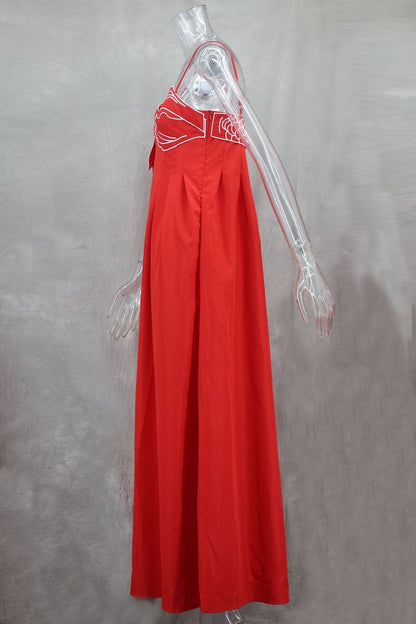 Valentina Maxi Dress - Red