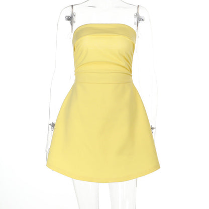 Tansy Mini Dress - Yellow
