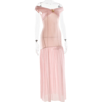 Paris Maxi Dress-Pink