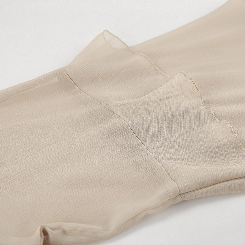 Ronnie Sheer Dress - Khaki