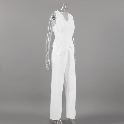 Clanton Co-Ord set - White