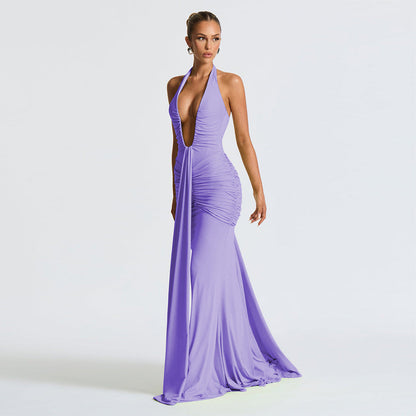 Aster Maxi Dress - Purple
