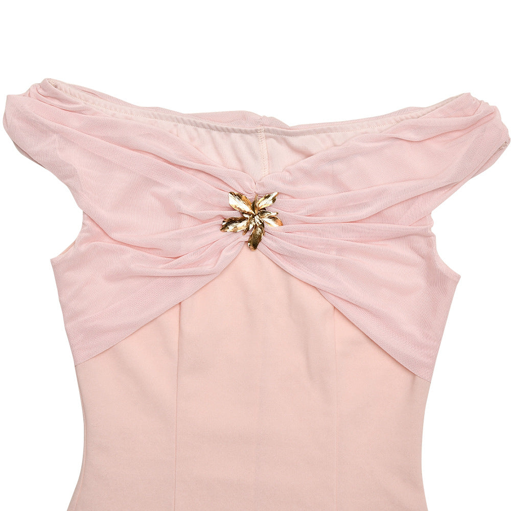 Paris Maxi Dress-Pink