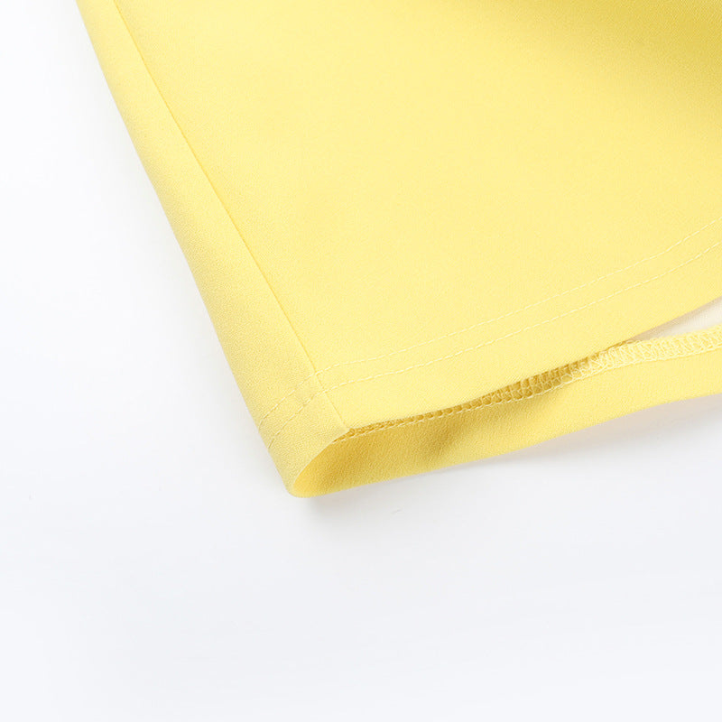 Tansy Mini Dress - Yellow