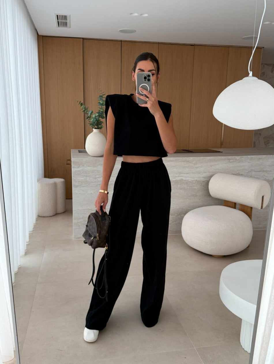 June Co-ord Set - Black