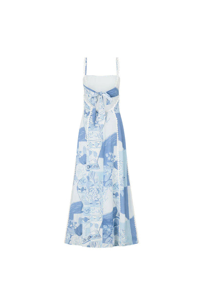 Valletta Maxi Dress - Blue