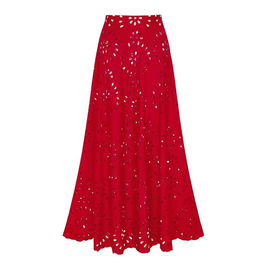 Vyxen Swimsuit Skirt - Red