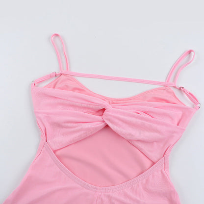 Cullen Midi Dress - Pink