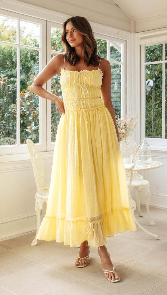 Reva Maxi Dress - Yellow