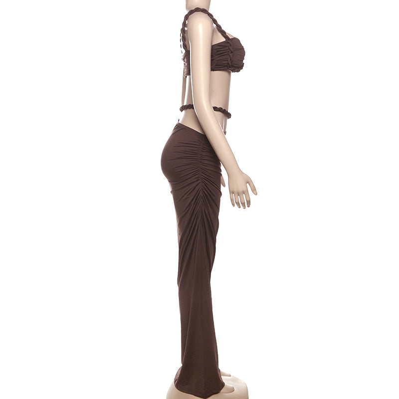 Makoko Co-Ord set - Brown