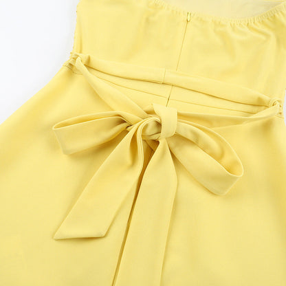 Tansy Mini Dress - Yellow