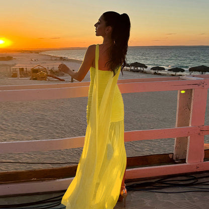 Canaria Maxi Dress - Yellow
