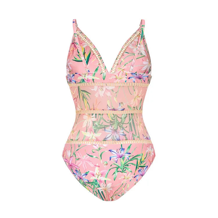 Pastel Tide Swimsuit - Pink