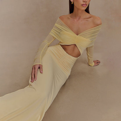 Siela Maxi Dress - Yellow