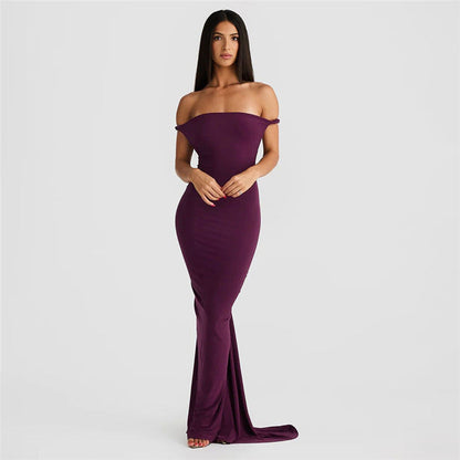 Magnolia Maxi Dress -Purple