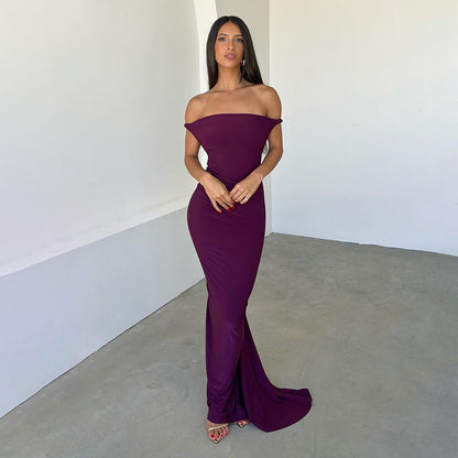 Magnolia Maxi Dress -Purple