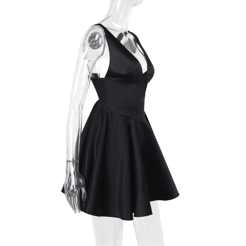 Snowdrop Mini Dress - Black