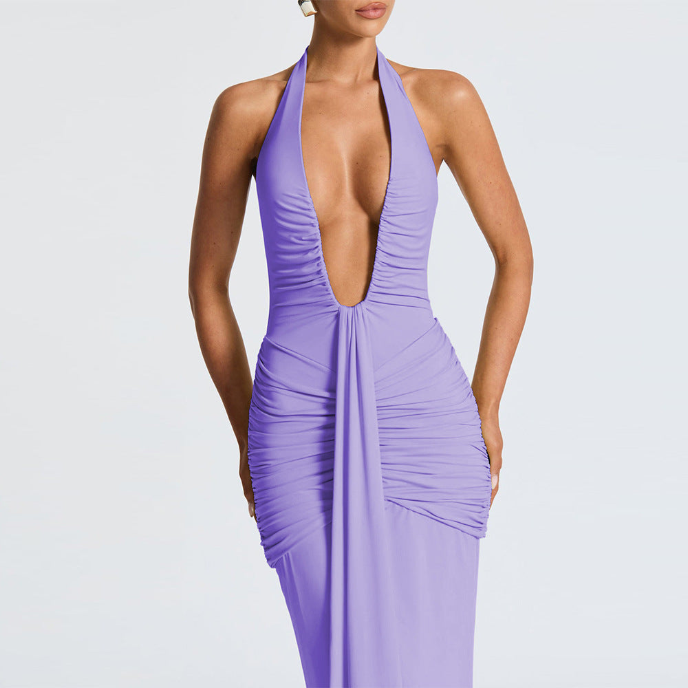Aster Maxi Dress - Purple